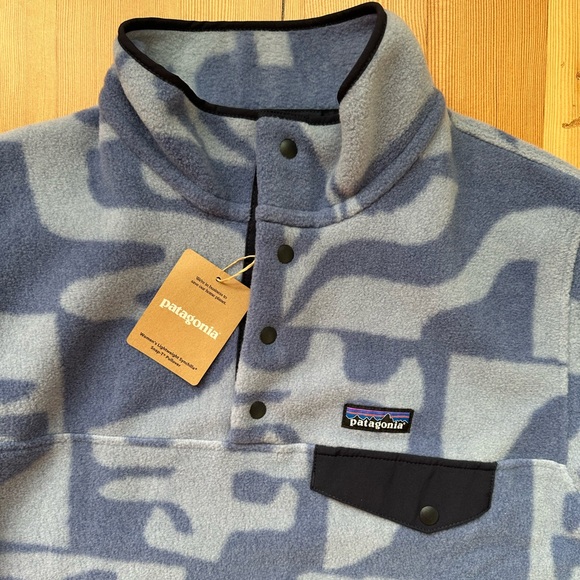 Patagonia Synchilla Snap Fleece Women’s Large Mother Tree: Barnacle Blue - Picture 2 of 8